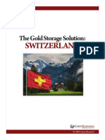 Switzerland Gold Storage