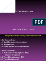 Thyroid Gland: Pactical Activity No. 5