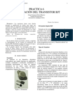 Polarización Del Transistor BJT