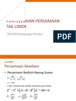 TK2106 - 06 - Penyelesaian Persamaan Tak-Linier 1