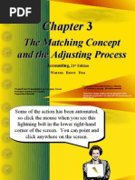 The Matching Concept and The Adjusting Process