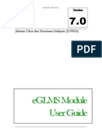 eGLMS Module V7