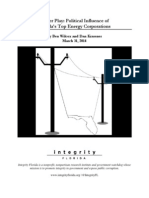 Power Play - Political Influence of Florida's Top Energy Corporations FINAL