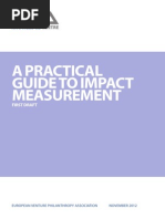 A Practical Guide To Impact Measurement (EVPA)