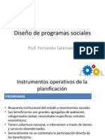 Diseño de Programas Sociales