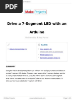 Drive A 7 Segment LED With An Arduino