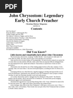 John Chrysostom Legendary Early Church Preacher