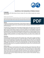 Effect of Co2 Saturated Brine On The Conductivity of Wellbore-Cement Fractures