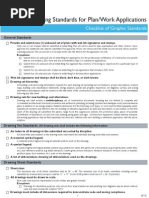 Drawing Standards For Plan/Work Applications: Checklist of Graphic Standards