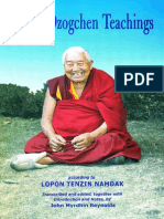 Lopon Tenzin Namdak Bonpo Dzogchen Teachings