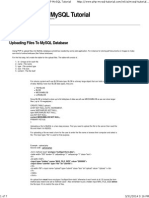 Uploading Files (PDF) To MySQL Database - PHP MySQL Tutorial