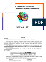 Competencies in English