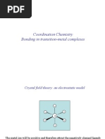 Coordination Chemistry Bonding in Transition-Metal Complexes