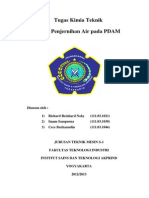 Makalah Penjernihan Air Pdam (Kimia Teknik)