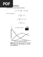 Irreversible First-Order Reaction in Series