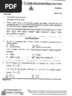 Eamcet 2008 Engineering Paper