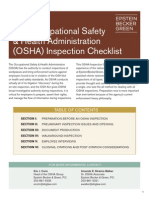 OSHA Inspection Checklist