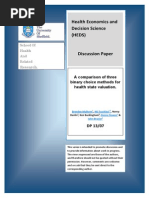 Health Economics and Decision Science (HEDS) : Research