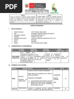 Sesión de Aprendizaje