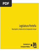 Legislatura Porteña. Composición 2012.