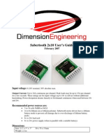 Sabertooth 2x10 User's Guide: February 2007