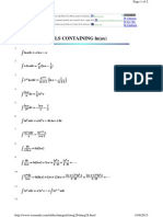 Integrals Containing LN (Ax)