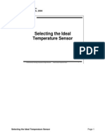 Selecting The Ideal Temperature Sensor: Microchip Technology Inc. Webseminar: August 25Th, 2004