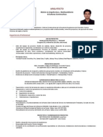 CV Daniel Santisteban Arquitecto 2014