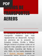 Medios de Transportes Aereos