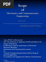 Scope of Electronics and Communication