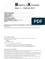 Basics Configuration of PBX - Nortel Meridain 81c