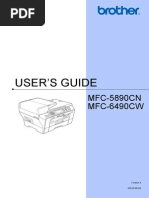 Brother MFC 6490CW Manual