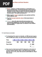 Interest Rates and Bond Valuation: Default