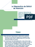 Trastorno Por Deficit de Atencion