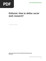 Social Work Research