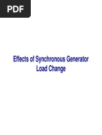 SG Load Change and Capability Curve