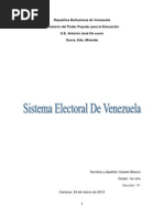 Sistema Electoral Venezolano