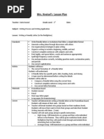 Differentiated Letter Writing Lesson Plan