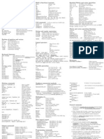 Matlab Cheatsheet