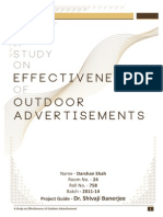 Effectiveness of Outdoor Advertisements