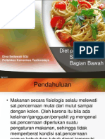 Diet Pada Penyakit Saluran Cerna Bagian Bawah