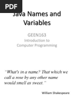 Java Basics