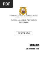 Syllabus 3 2009