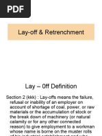 Lay-Off & Retrenchment