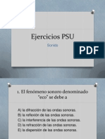 Ejercicios PSU Sonido