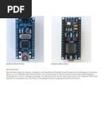 Arduino Nano Front Arduino Nano Rear