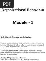 Organizational Behaviour