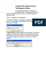 Configuración Del Sistema de Los Tarifadores ZZiber