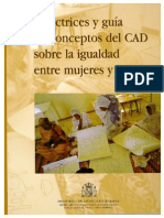 Directrices y Guía de Conceptos Del CAD Sobre Igualdad Entre Mujeres y Hombres