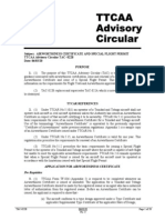 TAC-022B Airworthiness Certification and Special Flight Permit